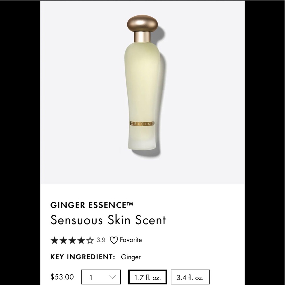 Smells Great! 🧡ORIGINS GINGER ESSENCE 🧡